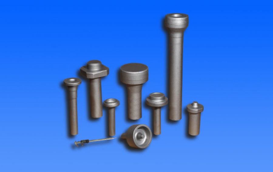 Electrical upsetted parts with various shapes
